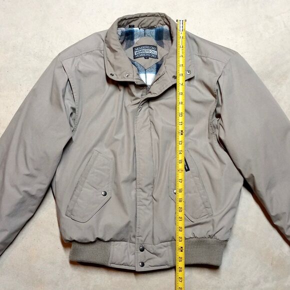 Vintage Members Only Insulated Jacket Size 40 (Large) Bomber Full Zip Puffer - Picture 9 of 10